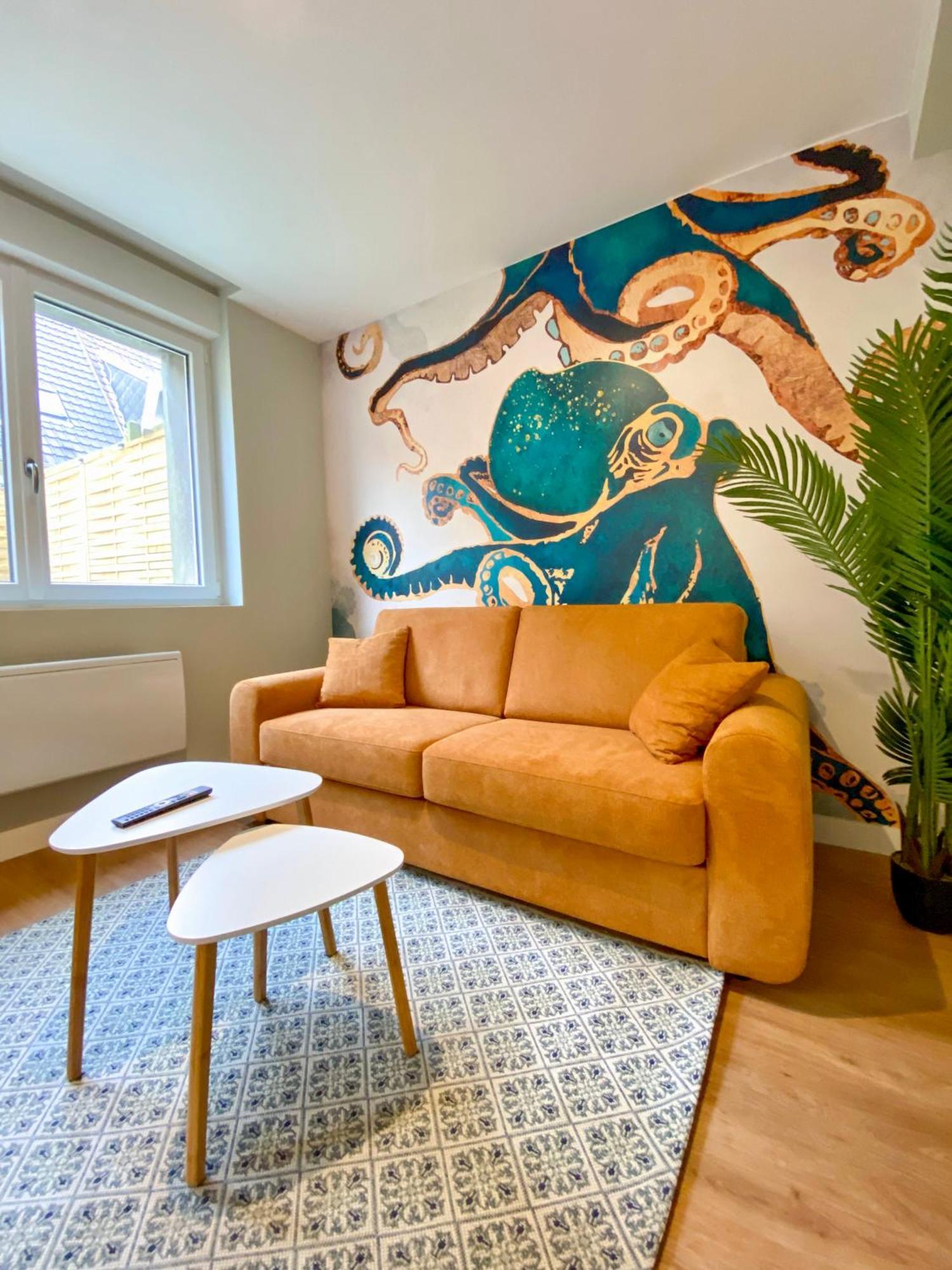 L'Octopus - Appartement 2 Adultes 2 Enfants Jardin, Proche Centre Et Plage 勒波泰勒 外观 照片